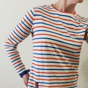 Kule Modern Long Striped Tee